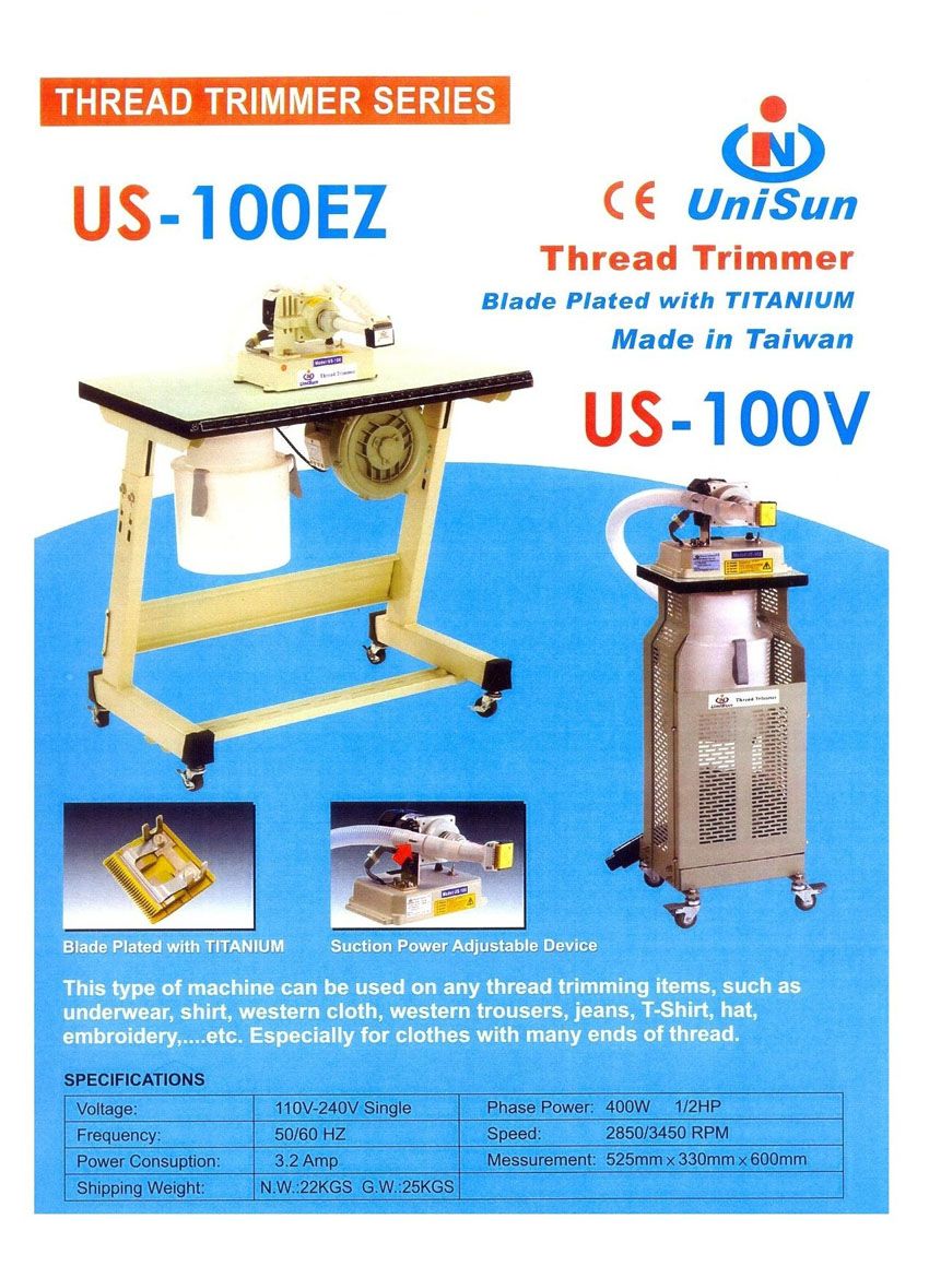 unisun thread trimmer machine